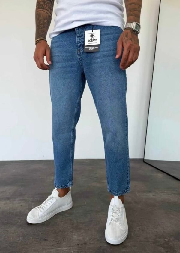 BOYFRIEND JEANS - OCEAN BLUE