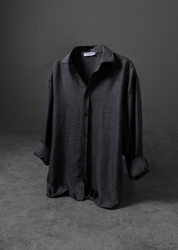 COTTON SHIRT - DARK GREY