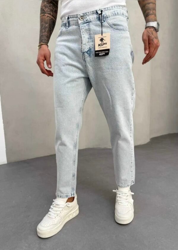 BOYFRIEND JEANS - BLEACHED BLUE