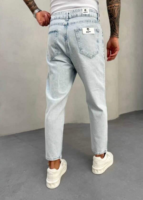 BOYFRIEND JEANS - BLEACHED BLUE