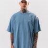 Screenshot SNAKE WASHED T-SHIRT - BLUE