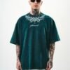 EPHEMERAL WASHED T-SHIRT - GREEN