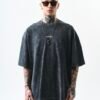 POISON WASHED T-SHIRT - BLACK