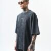 POISON WASHED T-SHIRT - BLACK