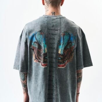 POISON WASHED T-SHIRT - GREY