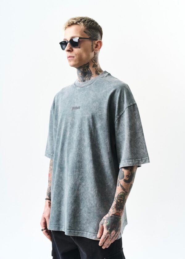 POISON WASHED T-SHIRT - GREY