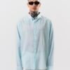LINEN - COTTON SHIRT - BLUE