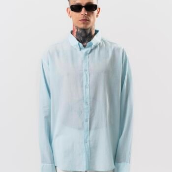 Screenshot LINEN - COTTON SHIRT - BLUE