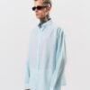 LINEN - COTTON SHIRT - BLUE