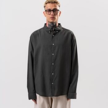 Screenshot LINEN - COTTON SHIRT - OLIVE