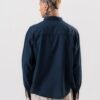 LINEN - COTTON SHIRT - NAVY