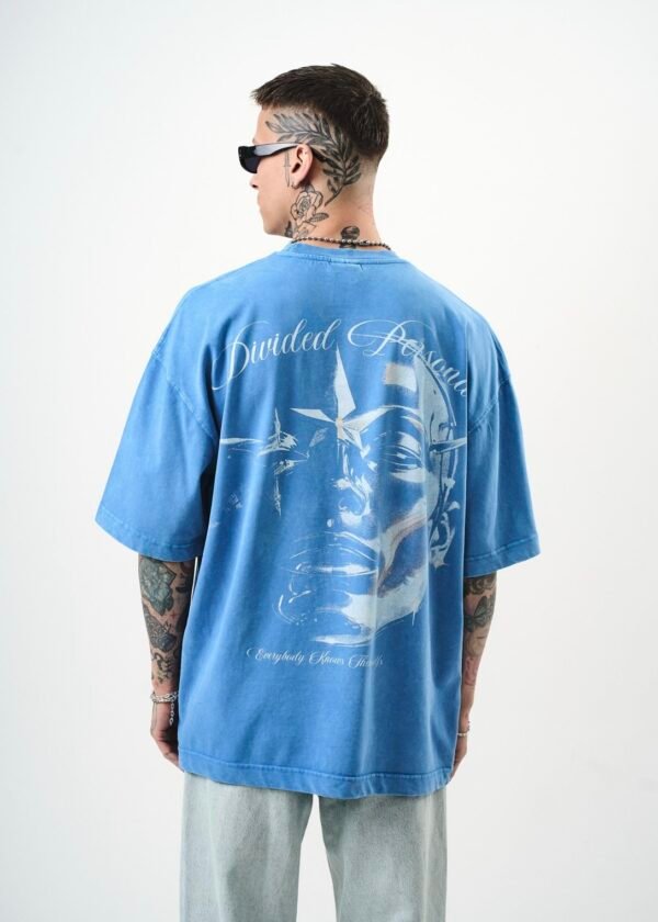 DIVIDED PERSONAS T-SHIRT - BLUE