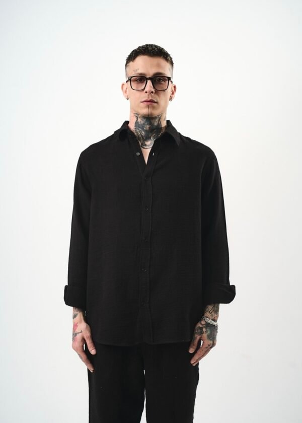 Screenshot COTTON SHIRT - BLACK