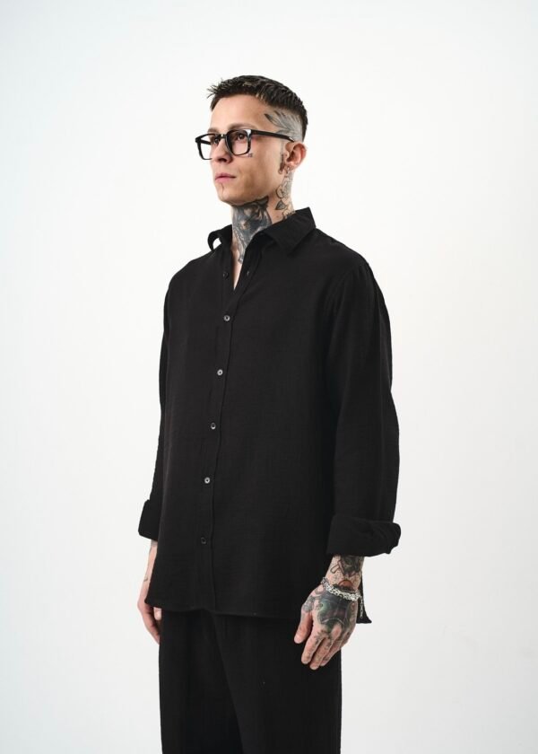 Screenshot COTTON SHIRT - BLACK