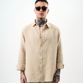 Screenshot COTTON SHIRT - BEIGE