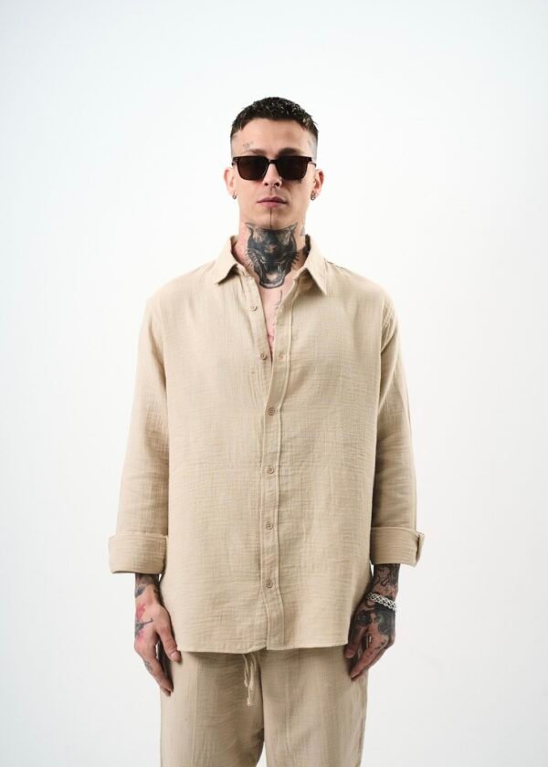 Screenshot COTTON SHIRT - BEIGE