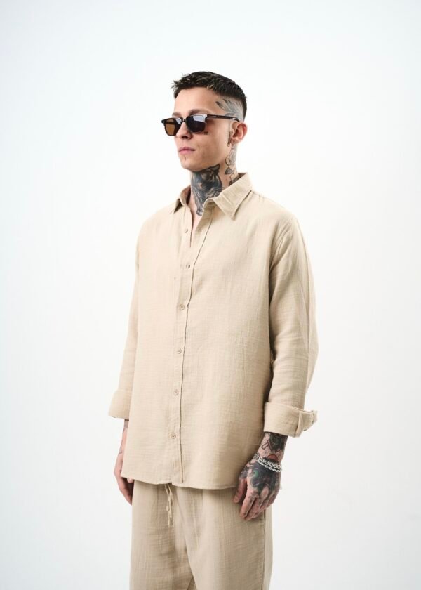 Screenshot COTTON SHIRT - BEIGE