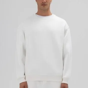 ESSENTIAL SWEATSHIRT - WHITE