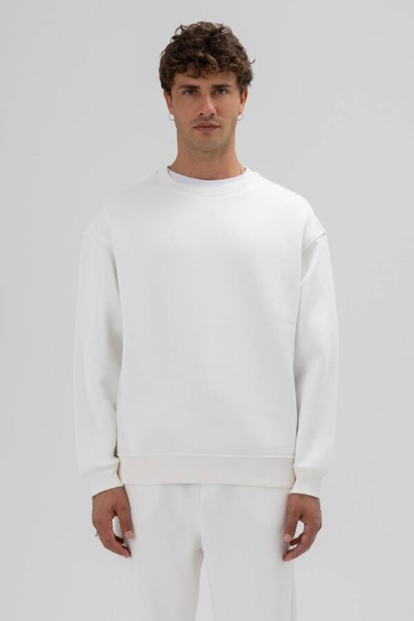 ESSENTIAL SWEATSHIRT - WHITE