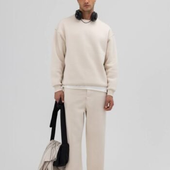 HEAVY BAGGY SWEATPANT - BEIGE