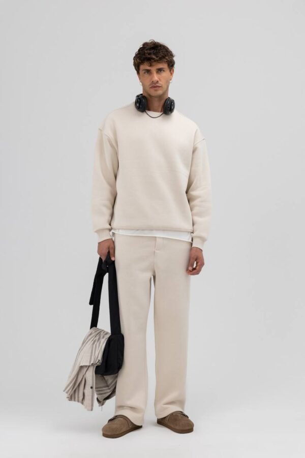 IMG_8588 HEAVY BAGGY SWEATPANT - BEIGE