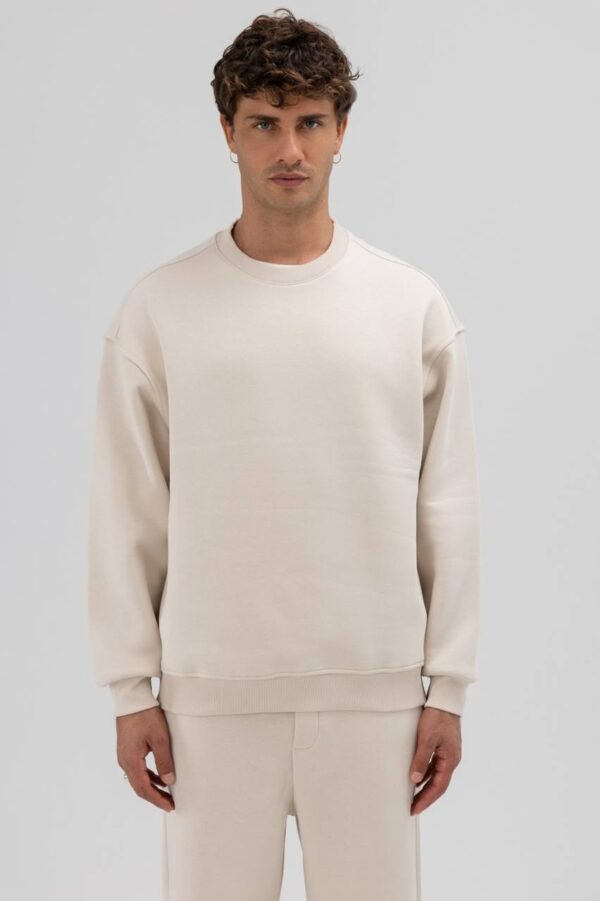 ESSENTIAL SWEATSHIRT - BEIGE