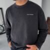 WASHED SWEATSHIRT - BLACK
