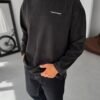 WASHED SWEATSHIRT - BLACK