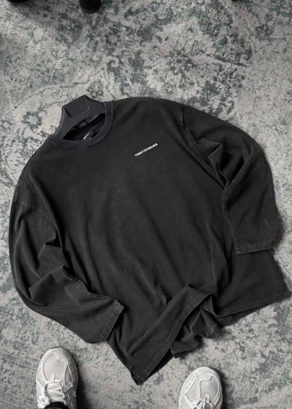 WASHED SWEATSHIRT - BLACK