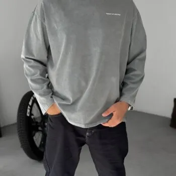 Screenshot WASHED SWEATSHIRT - GREY