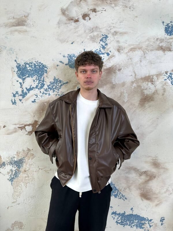 LEATHER JACKET - MAROON