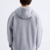 ESSENTIAL ZIPPER HOODIE - GREY