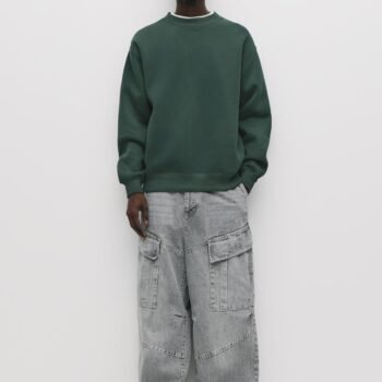 IMG_8905 ESSENTIAL SWEATSHIRT - GREEN