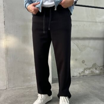 HEAVY BAGGY SWEATPANT - BLACK