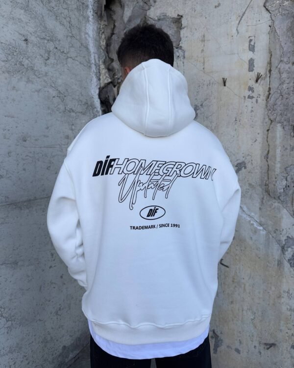 DIF HOMEGROWN HOODIE - WHITE