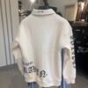 LEGEND HALF ZIPPER SWEATSHIRT - OFF WHITE