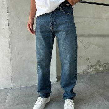 IMG_9584 LOOSE FIT JEANS - WASHED BLUE