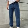 LOOSE FIT JEANS - DARK BLUE