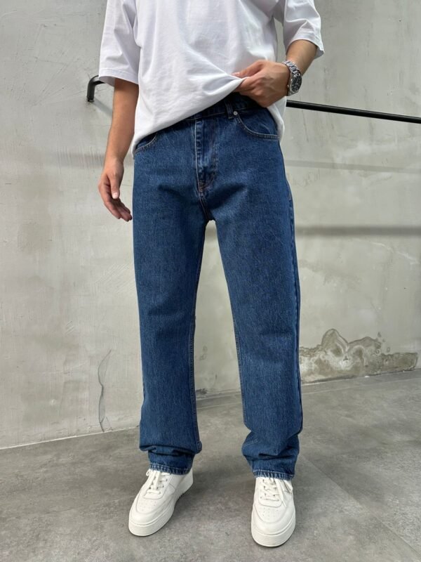 LOOSE FIT JEANS - DARK BLUE