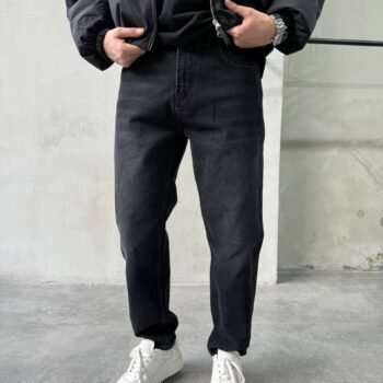 SLIM CROP JEANS - BLACK