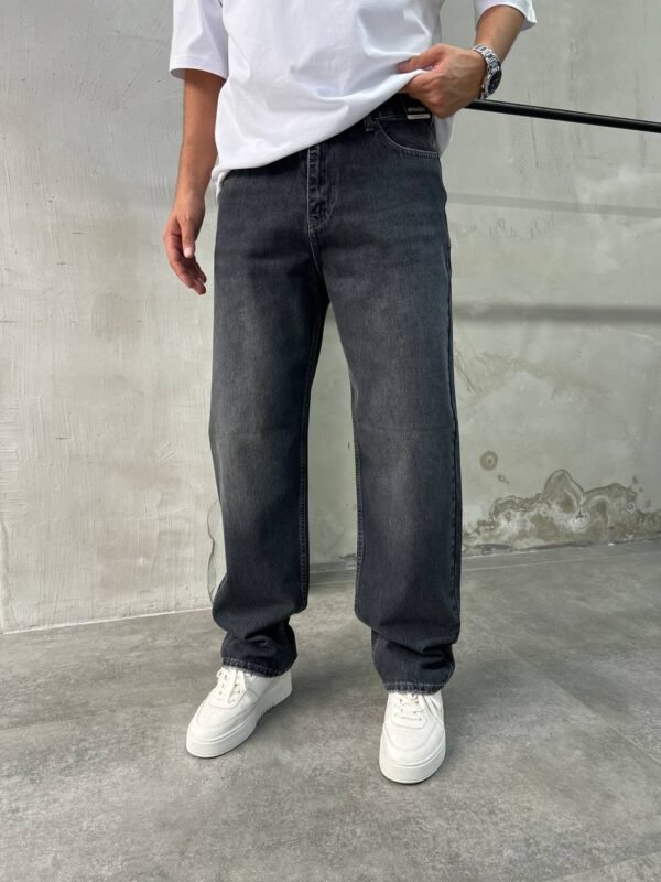 RELAXED BAGGY JEANS - DARK