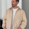 BASIC OVERSIZED JACKET - BEIGE
