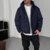 HOODED INFLATABLE JACKET - NAVY