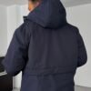 HOODED INFLATABLE JACKET - NAVY