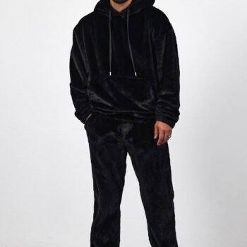 IMG_9404 COZY HOODIE - BLACK