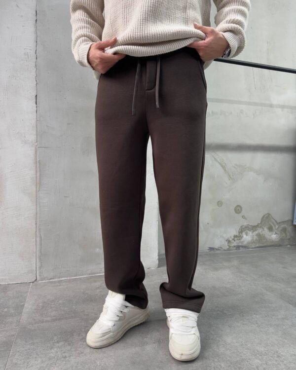 IMG_9623 HEAVY BAGGY SWEATPANT - BROWN