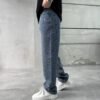 RELAXED BAGGY JEANS - NAVY BLUE