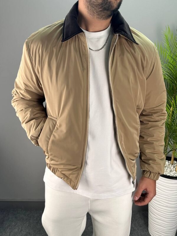 CUFF BROWN JACKET - BEIGE