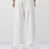 LINEN BAGGY PANT - WHITE