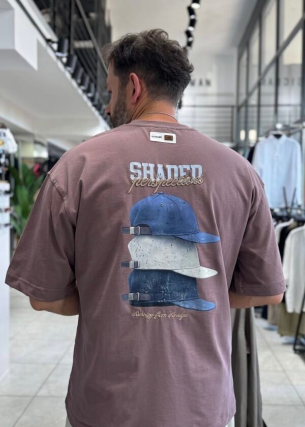 SHADED T-SHIRT - BROWN